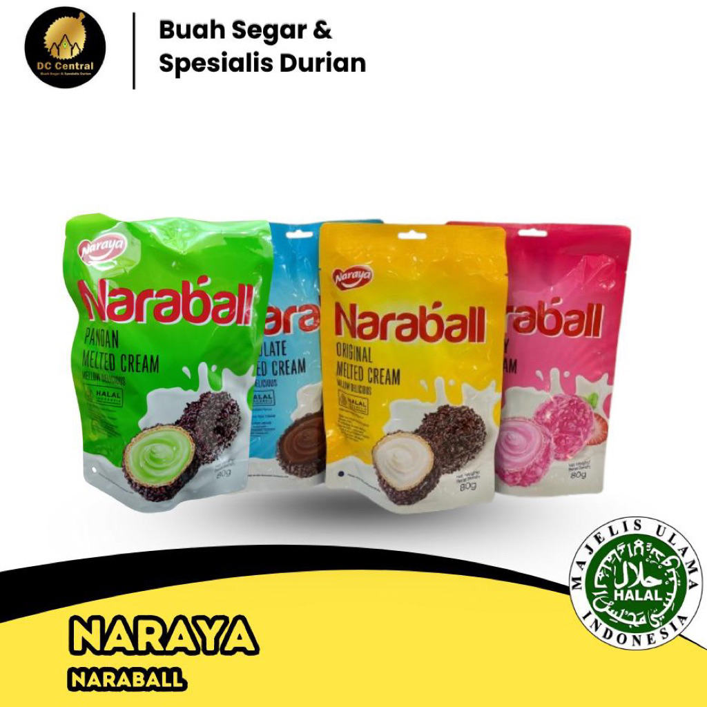 

Naraya Naraball 80g Wafer Salut Cookies 80gr