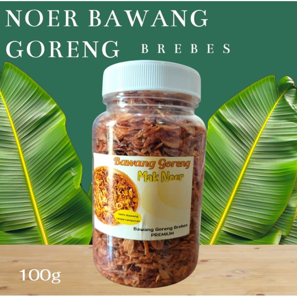 

BAWANG GORENG Brebes Noer Premium 100g - tanpa tepung