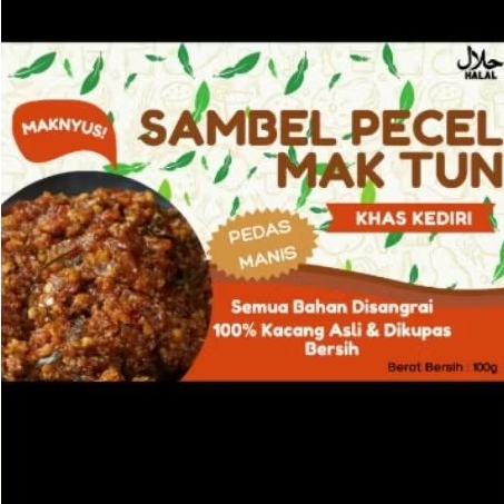 sambel pecel kediri, enak pedas guris manis, pastinya halal dan murah