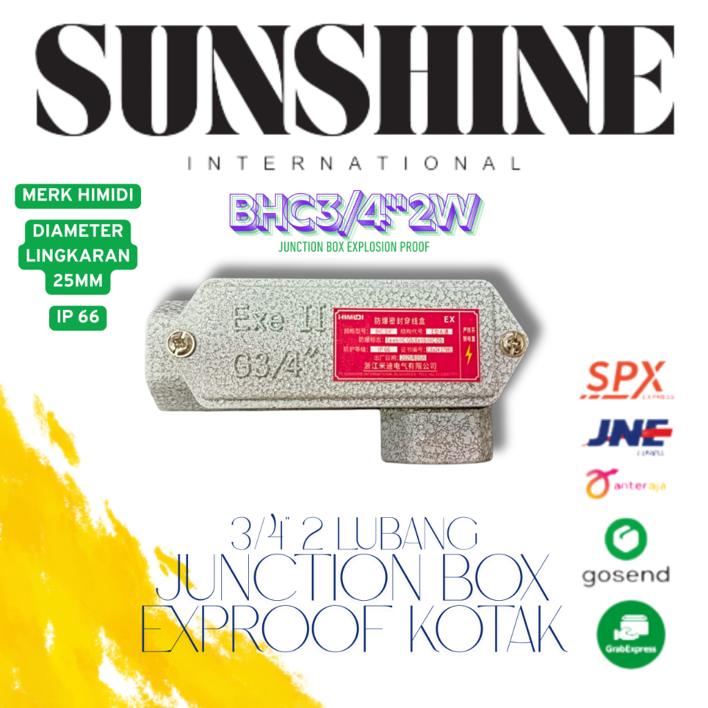 JUNCTION BOX KOTAK EXPLOSION PROOF BERBAGAI MACAM UKURAN