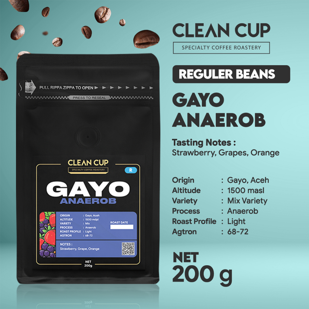 

Kopi Clean Cup Roastery Gayo Anaerob Whole Bean