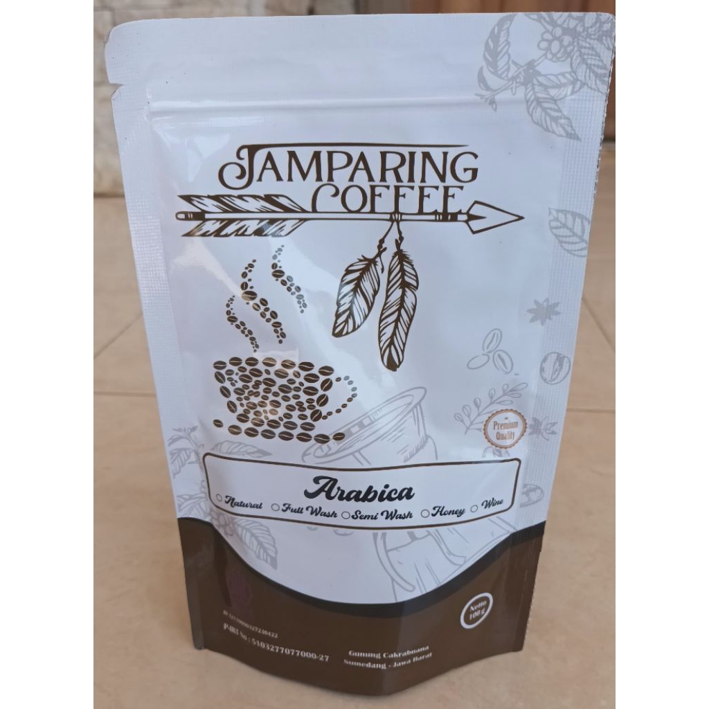 

Jamparing Coffee Kopi Arabika varian Natural dan Wine (100 gram).
