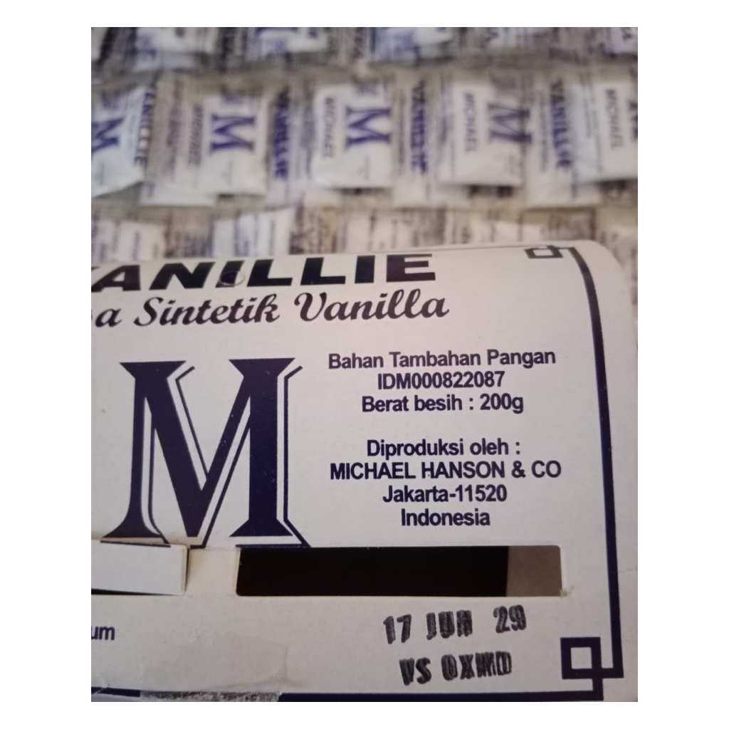 

Vanilla Bubuk | Vanili Bubuk Saset Isi 10 pcs EXP 2029