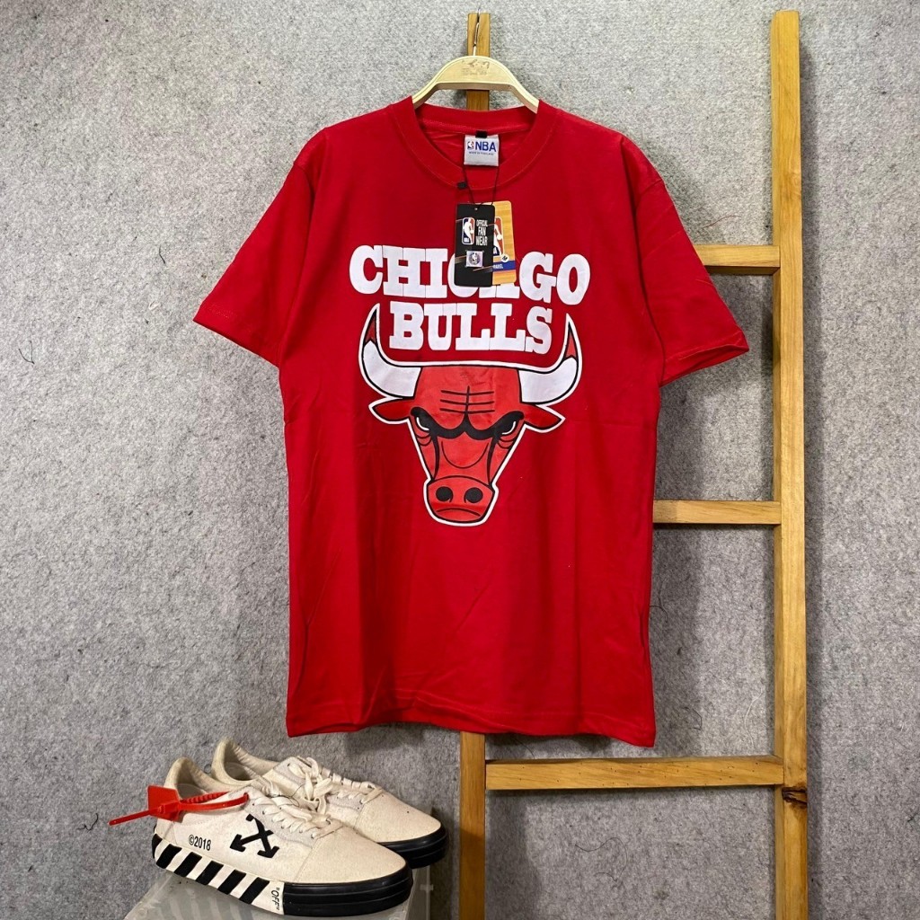 kaos baju tshirt pra chicago bulls premium original fulltag cotton combed 24s