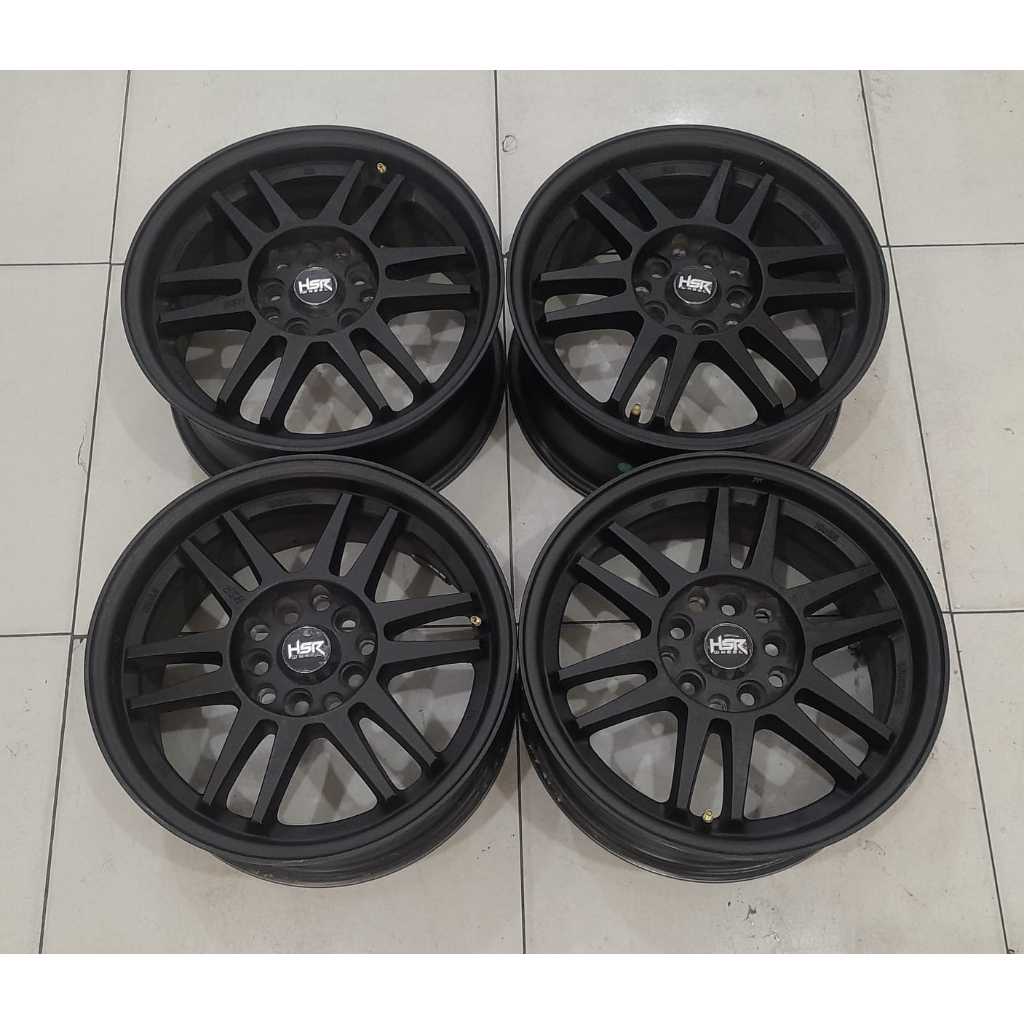 Velg Mobil Second HSR BLY Ring 15 Lubang 5x114 5x100 Cocok ERTIGA INNOVA CRV XPANDER DLL
