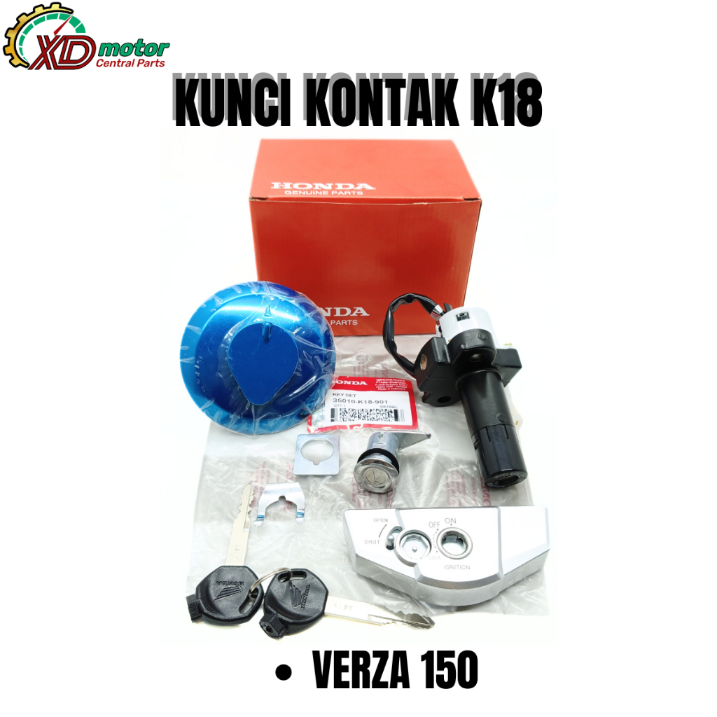 KUNCI KONTAK SET K18 HONDA UNTUK MOTOR VERZA 150