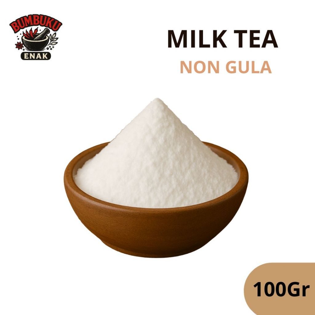 

Bumbu Tabur Milk Tea Tanpa Gula 100gr – Bubuk Minuman Rasa Teh Susu Premium, Sehat untuk Diet & Topping Kekinian