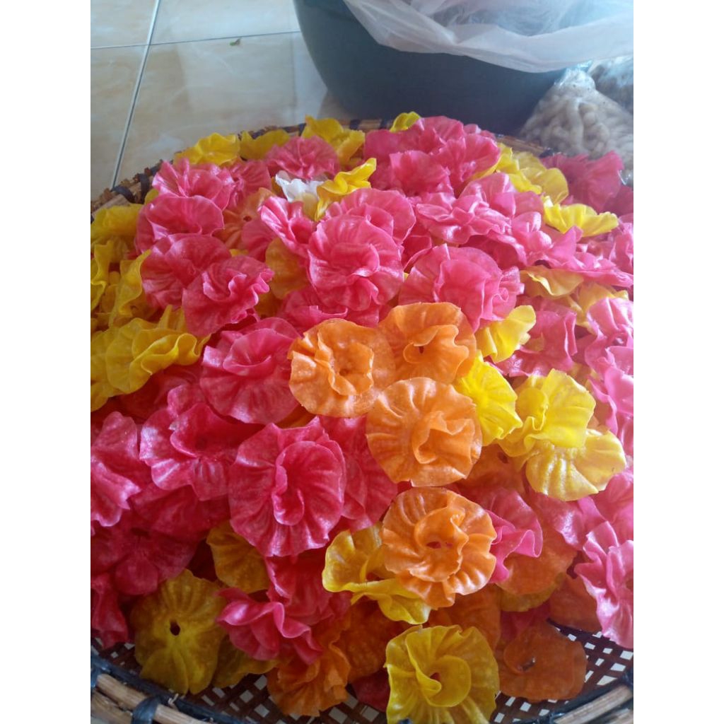 

kerupuk dapros/parered mentah isi 100pcs