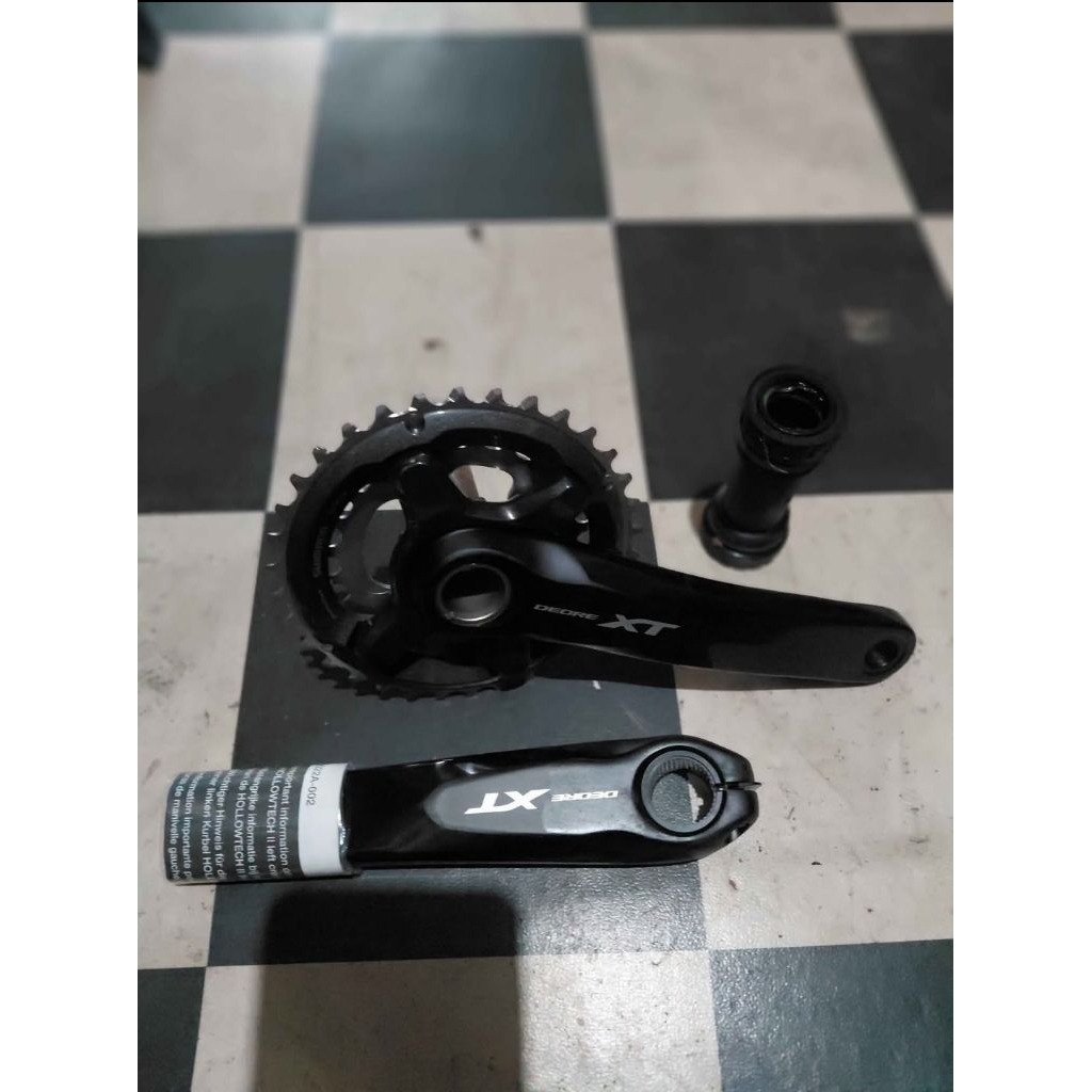Crank shimano deore xt m8000 34-24T