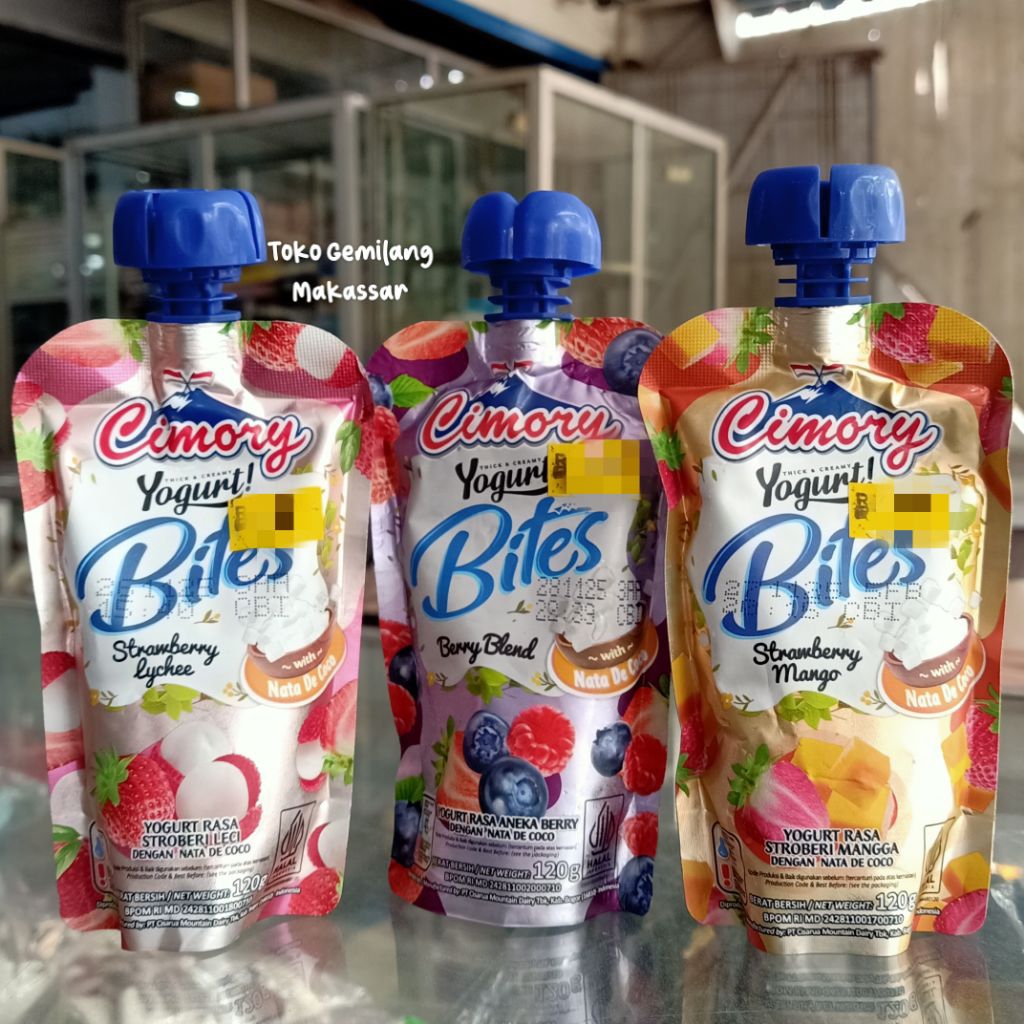 

Cimory Yogurt Bites dgn Nata De Coco 120gr