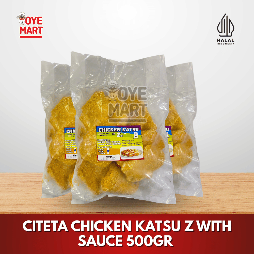 

CITETA CHICKEN KATSU Z WITH SAUCE 500GR / DAGING AYAM FILLET