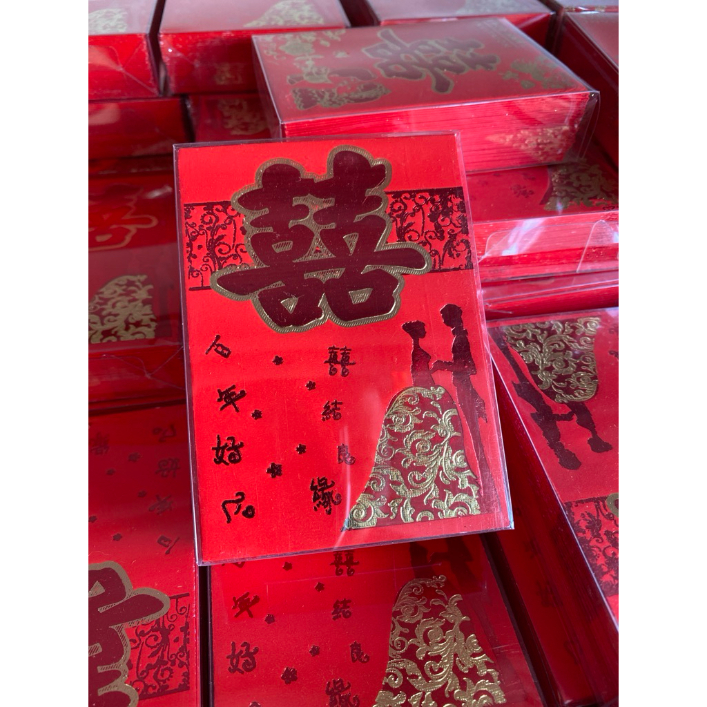 

30 pcs angpao shuangxi murah .amplop sangjit .angpo wedding.