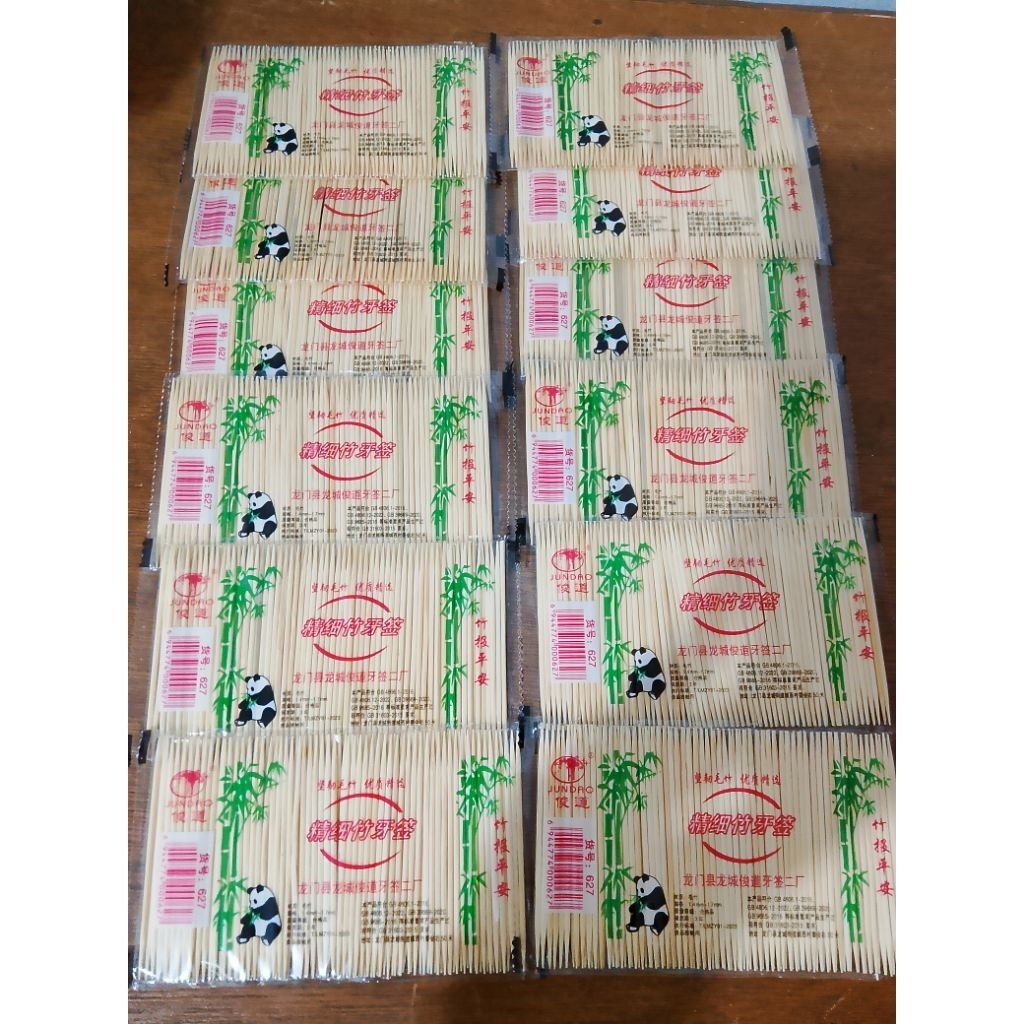 tusuk gigi bamboo import/tusuk gigi higienis/tusuk gigi kualitas baik