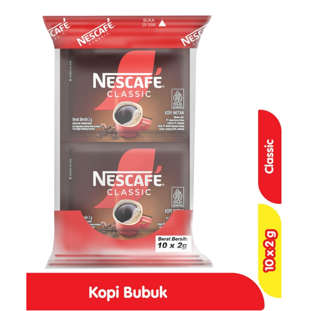 

NESCAFE Classic Kopi Instan Kopi Hitam