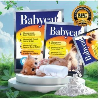 BABY CAT - Susu Kucing Susu Kitten Susu Bayi Kucing Susu Penggemuk Kucing Susu Pengganti ASI Kucing