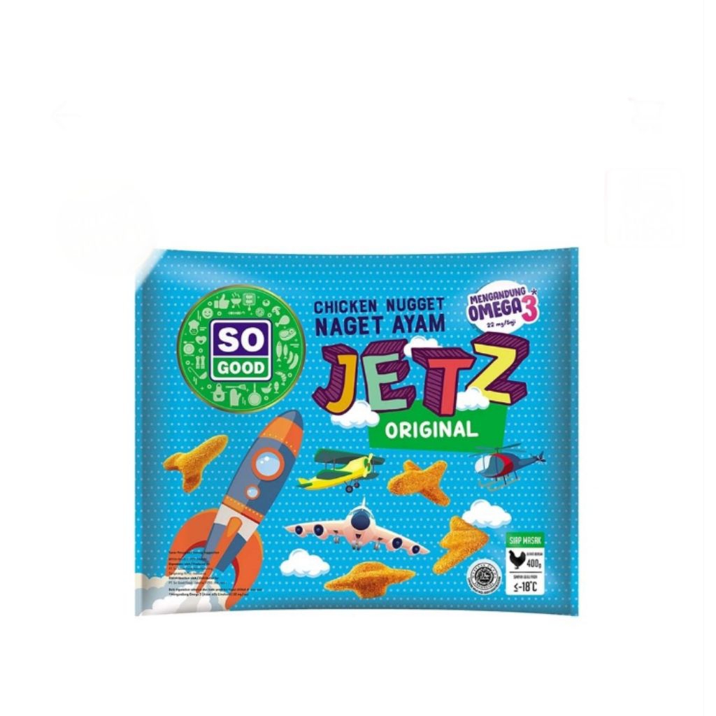 

so good chicken nugget jets 400 gram