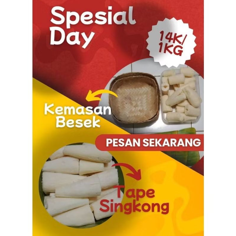 

Tape Singkong Banyumas 1 Kg Manis Legit