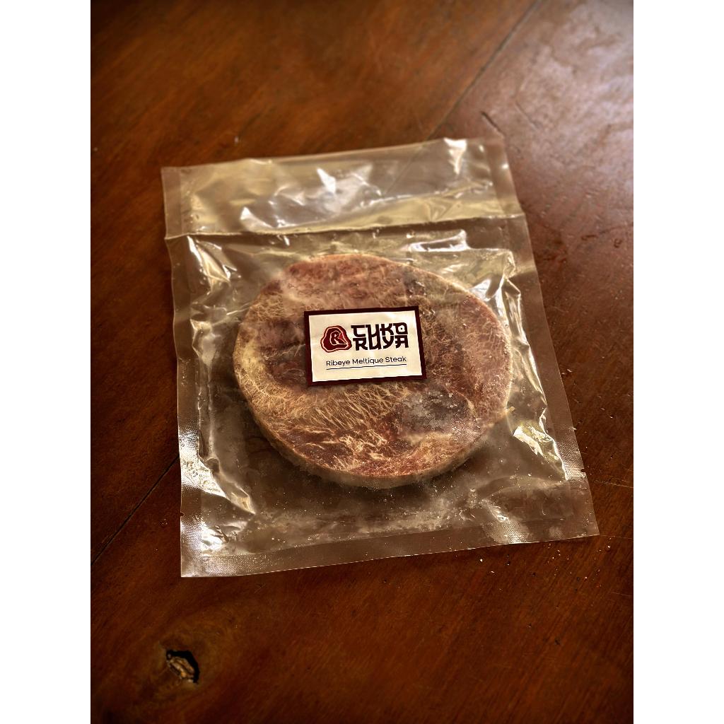 

Ribeye Meltique Steak (Steak Ribeye / Meltique Beef Premium) 200g Fresh Frozen