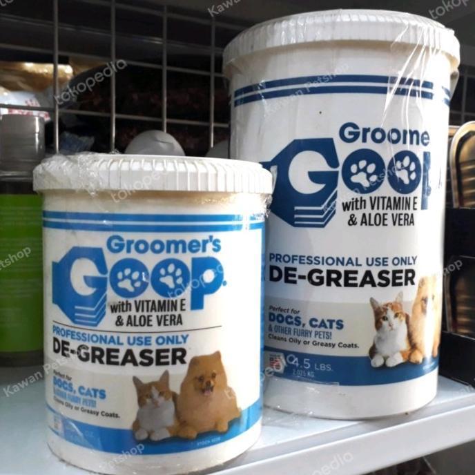 Goop Groomer Degreaser Pemutih Bulu Kucing Anjing Goop Groomers