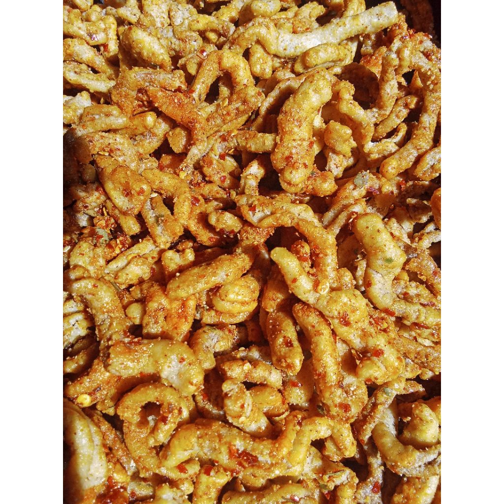 

usus crispy pedas daun jeruk 250gr