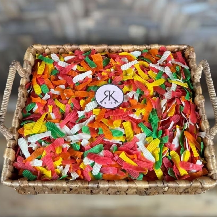 

1Kg Kerupuk iwak/ ikan warna warni mentah