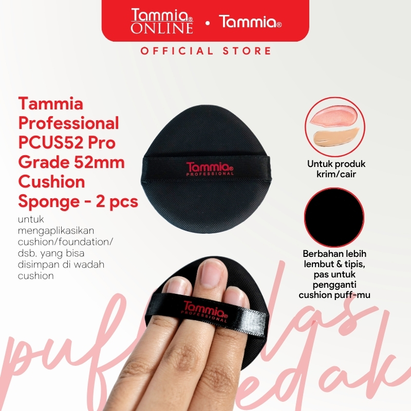 NEW Tammia Professional PCUS52 Pro Grade 52mm Cushion Sponge puff spon makeup 2p