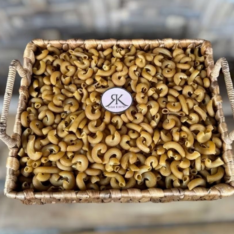 

1Kg kerupuk makaroni coklat mekar gurih