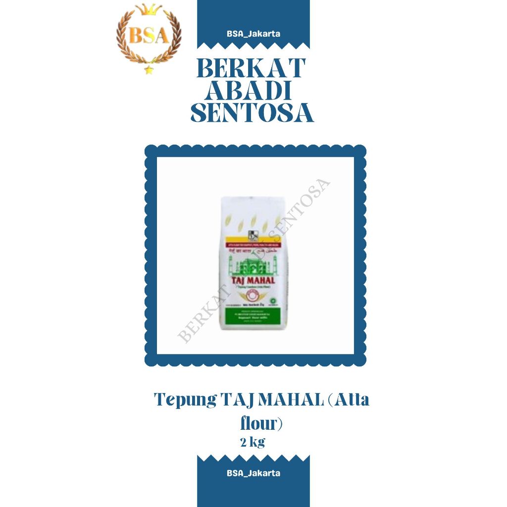 

Tepung TAJ MAHAL Atta flour (2 kg)