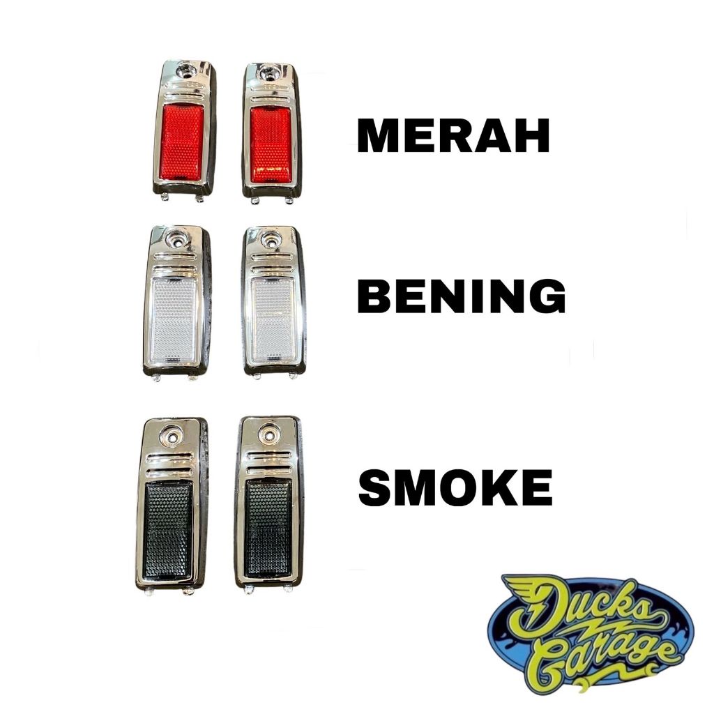Mata Kucing Matakucing Spakbor Depan Chrome Honda Astrea Grand Impressa Legenda