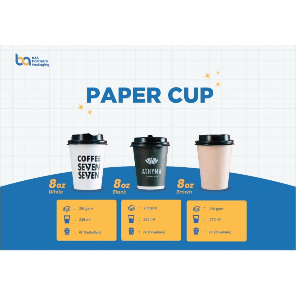 Sablon Paper Cup Starindo All Size Termurah & Terlengkap - Sablon Paper Cup / Sablon Cup / Paper Cup