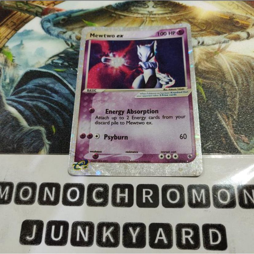 Kartu Pokemon TCG EN Ex Ruby Sapphire Mewtwo EX UR HP