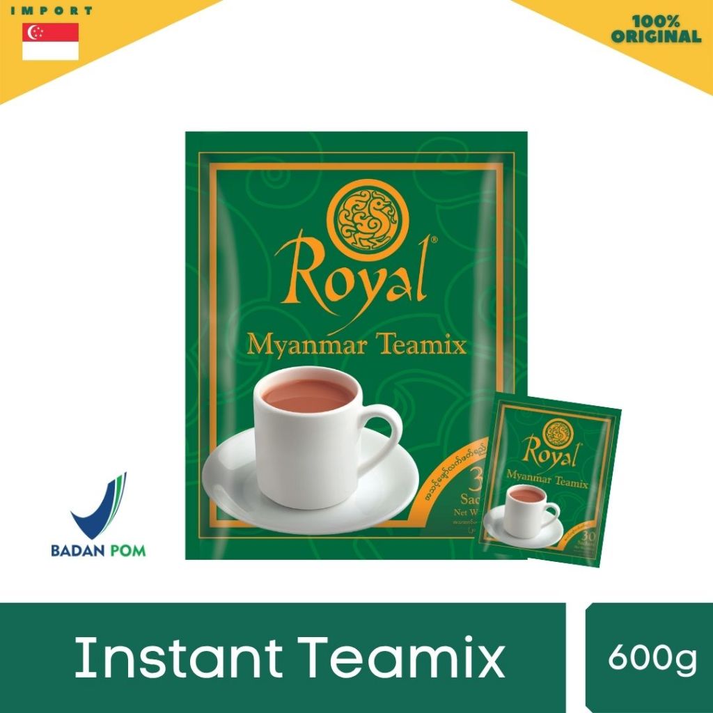 

Royal Myanmar Tea Mix (sachet) - Teh susu Tradisional Khas Myanmar