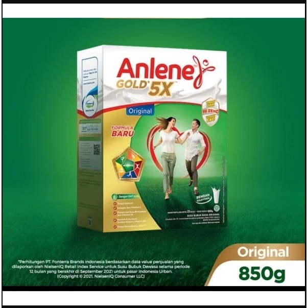 

Anlene gold 5x susu bubuk dewasa coklat & Vanila 850gr kemasan terJUMBO