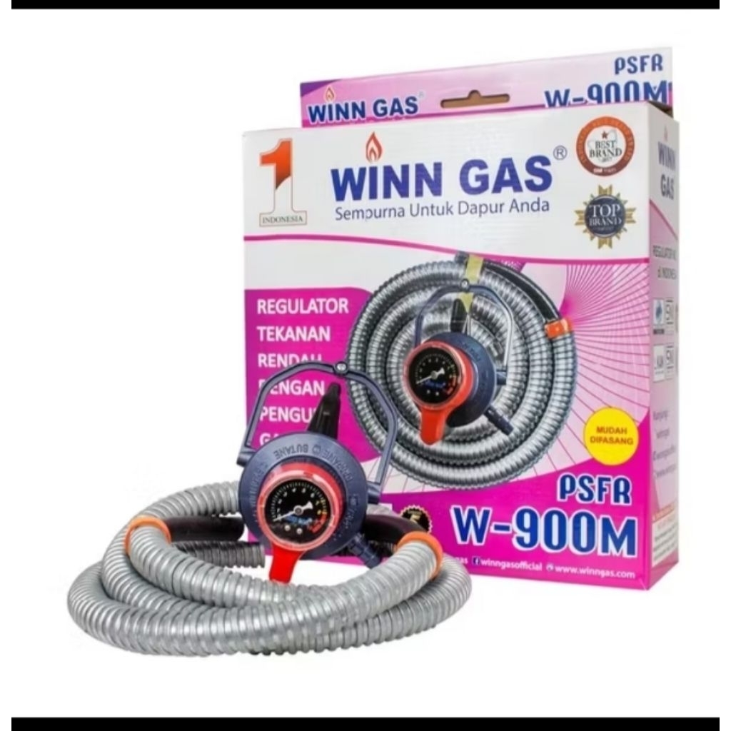 regulator selang win gas  W 900 paket lengkap