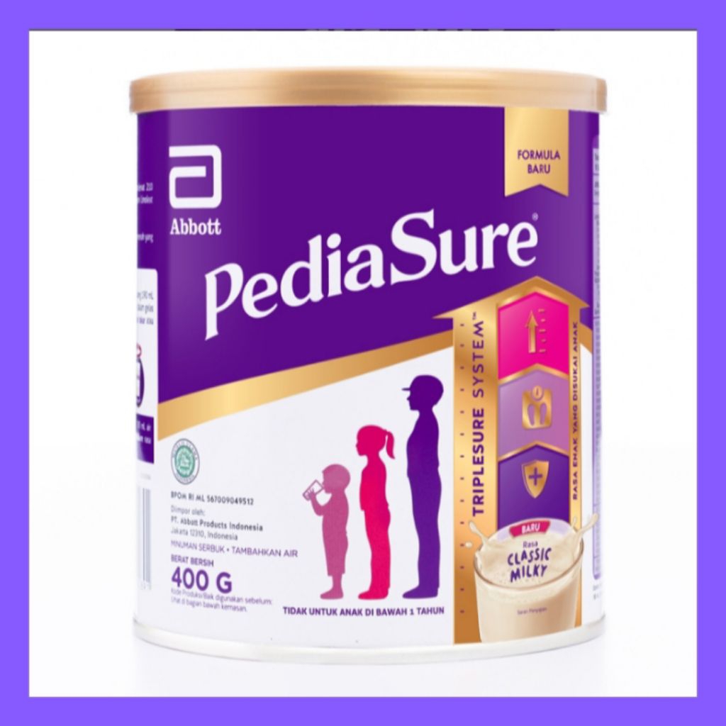 

Pediasure Triplesure Susu Pertumbuhan Anak Clasik Milky 400g
