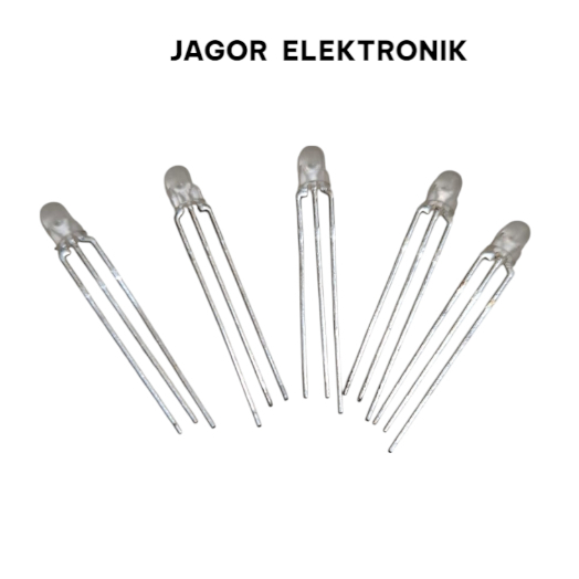 5Pcs - Lampu Led 2 Warna 3mm