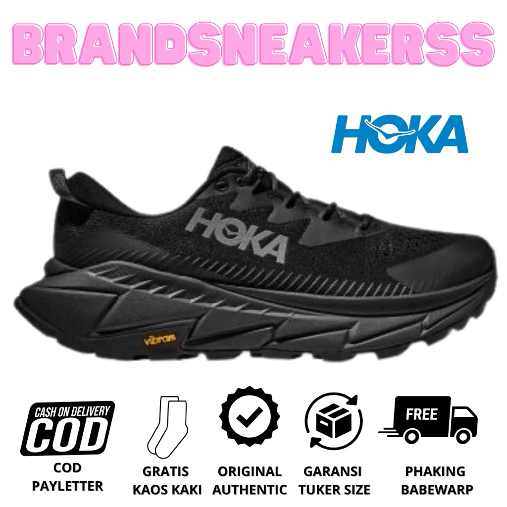 Sepatu Hiking Trailrun Hoka Original Hoka Skyline Float X Black