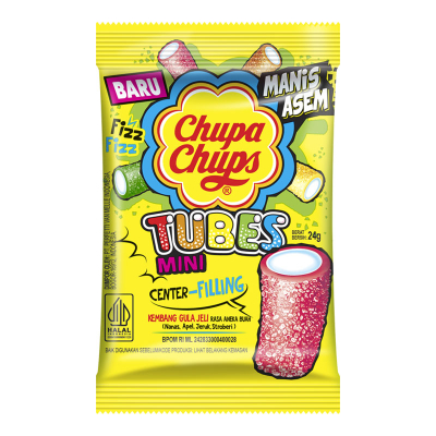

Chupa Chups Tubes Mini Kembang Gula Jeli 24 g