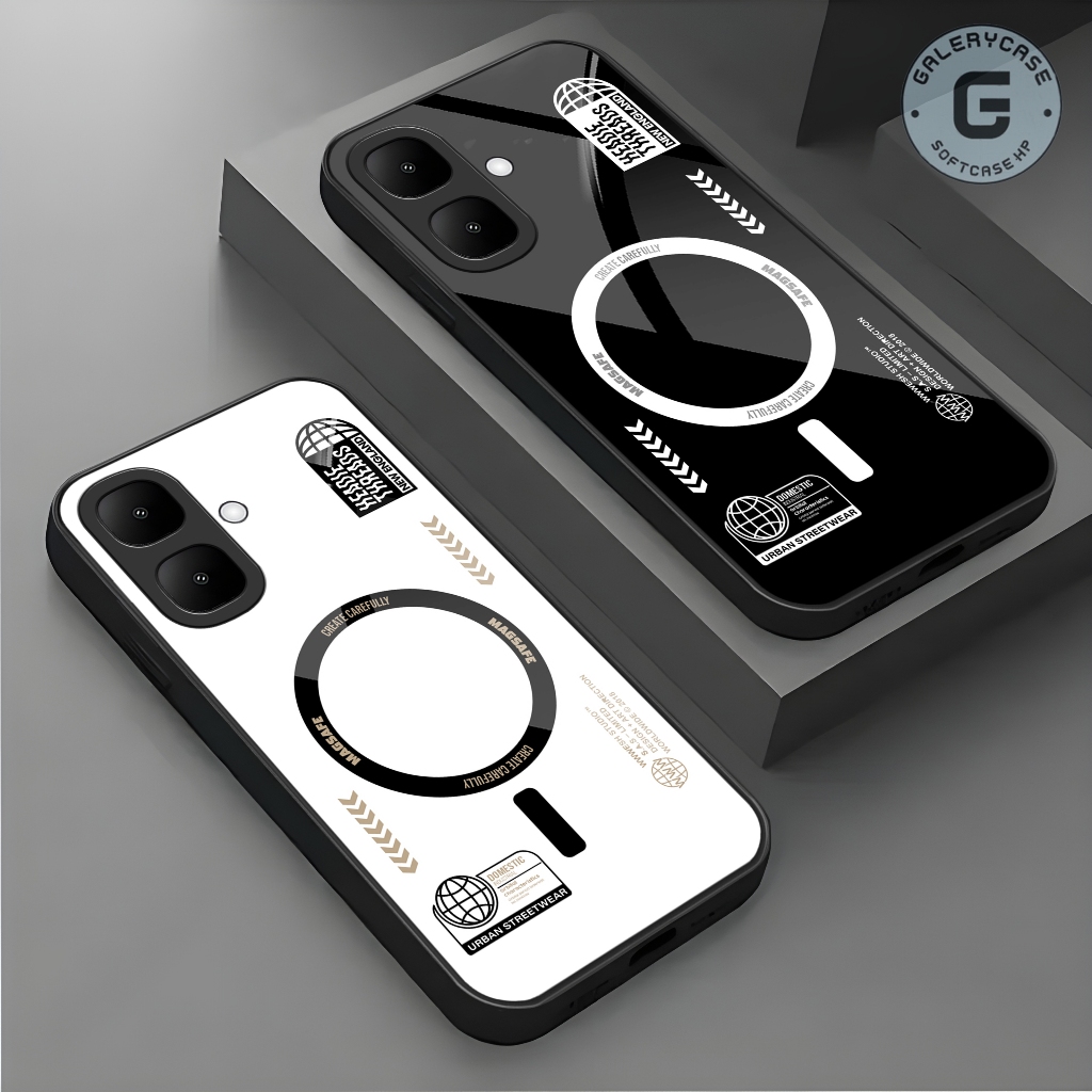 Casing hp INFINIX softcase glass case Handphone INFINIX - Pelindung Handphone - Aksesoris Handphone