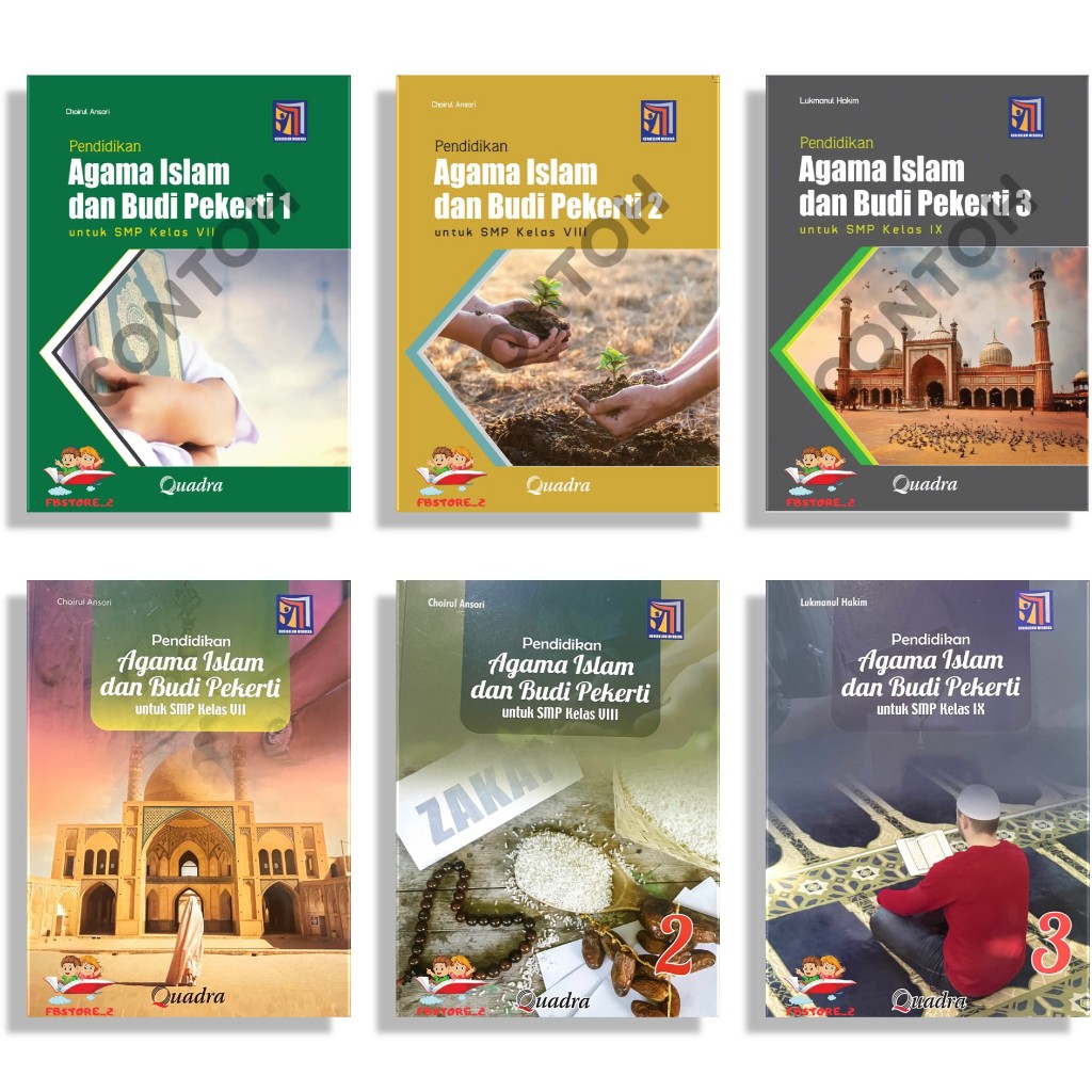 [Penerbit Quadra] Pendidikan Agama Islam Kelas 7, 8 & 9 Kurikulum Merdeka