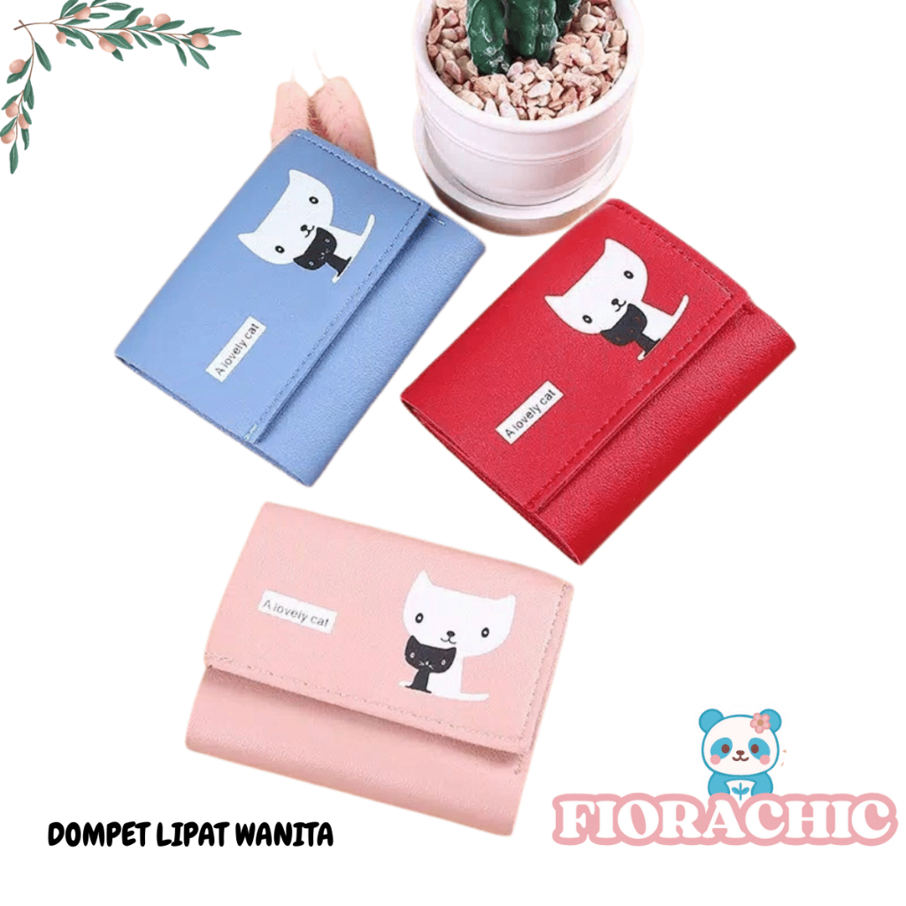 FC- DOMPET LIPAT WANITA AK1003 DOMPET WANITA MINI/PENDEK IMPORT