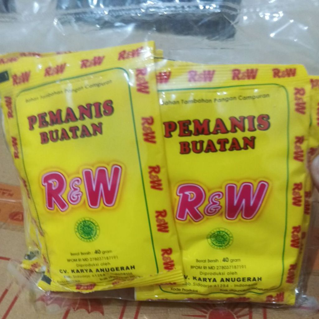 

Sodium/ Pemanis buatan super 50gram isi 10pack
