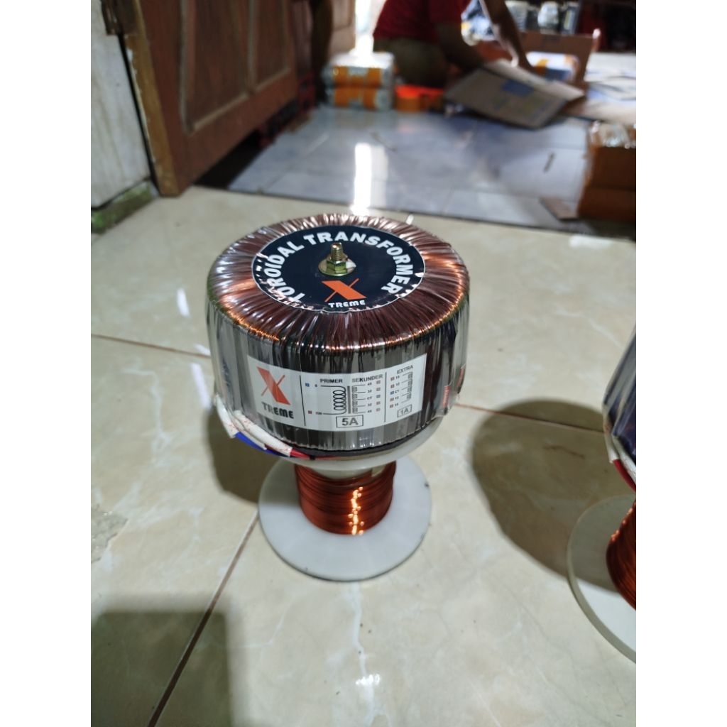 Trafo Donat 5 Ampere Murni CT 45,32 Vac
