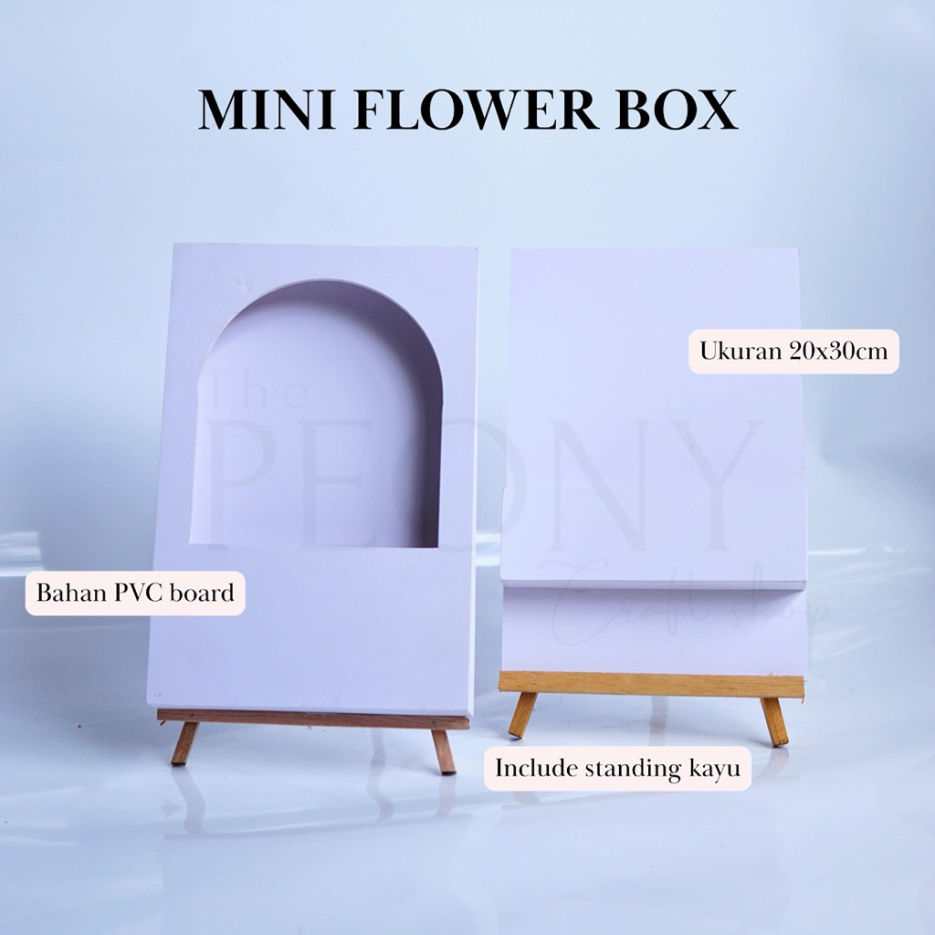 

Mini Flower Box uk 20x30cm | Mini Sign Board | Papan Bunga | Gift Box | Hampers Box