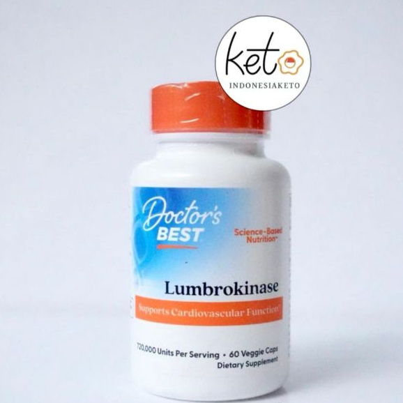 Doctor's Best Lumbrokinase, 60 Veggie Caps ORI 100% USA