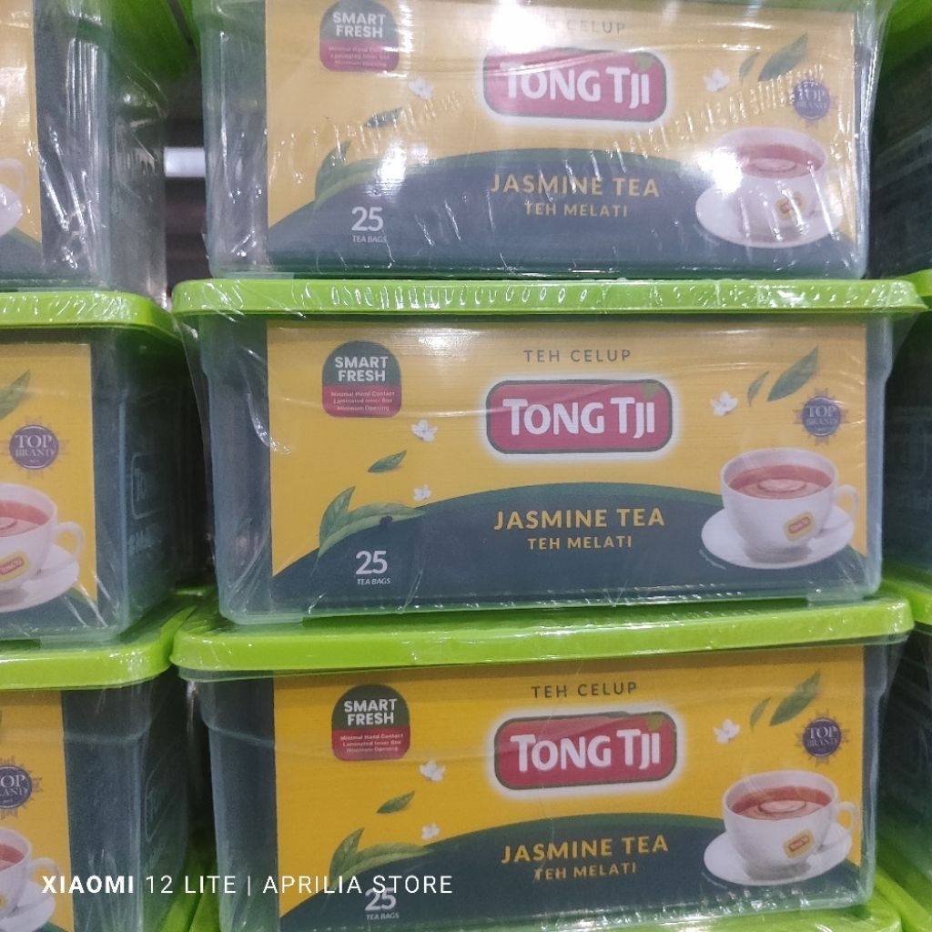 

Tong Ji 25 kantong free toples plastik Jasmine Tea Teh Melati
