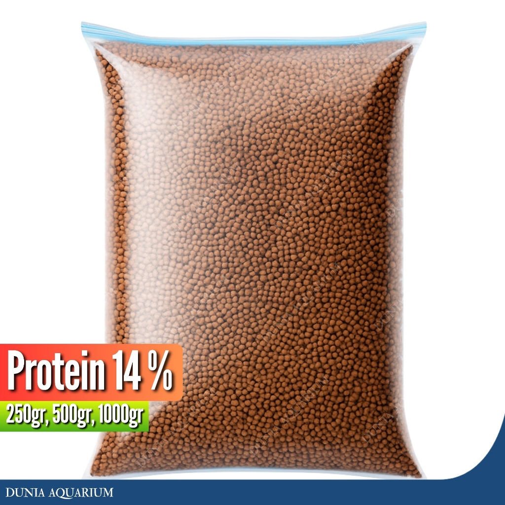 Pakan Ikan Kemasan 1kg dan 1/2kg - Makanan Ikan Pelet Ikan Lele Nila Gurame Mas