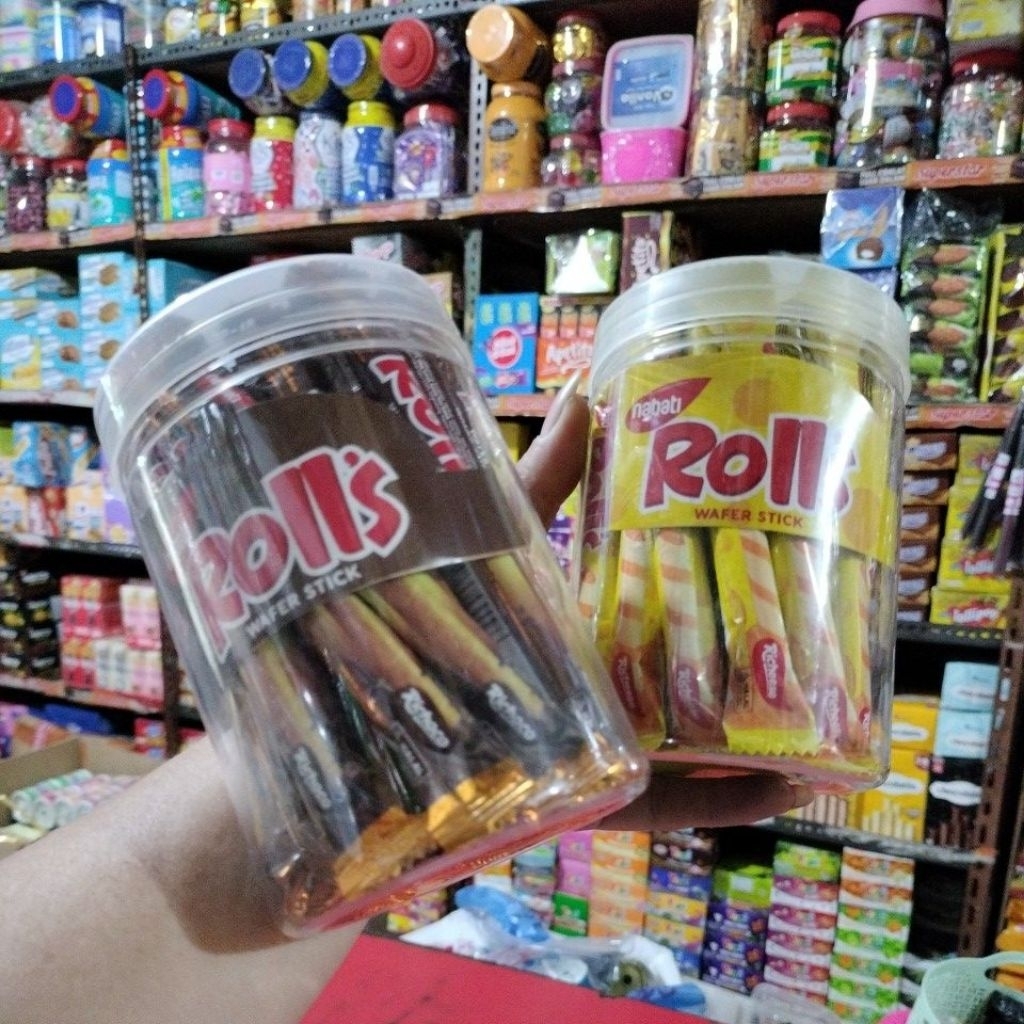 

Nabati Rolls Wafer Stick 1 Toples isi 20 pcs