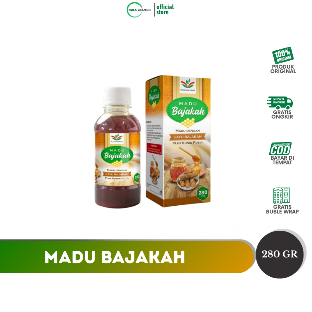 

MADU BAJAKAH NUSANTARA HERBAL – plus kunir putih | herbal kanker | bantu lawan sel abnormal | meningkatkan imunitas tubuh | 100% alami & original | madu herbal pilihan terbaik