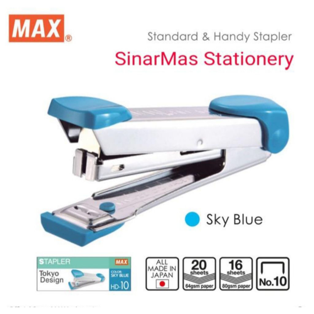 

Stapler MAX HD - 10 Original. Staples MAX HD 10 Asli 100% made Japan